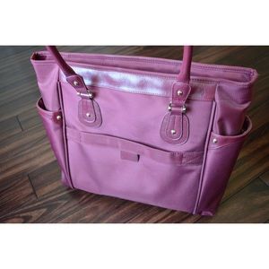 Samsonite Large Burgundy Tote Bag